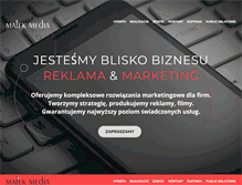 Tablet Screenshot of malekmedia.pl